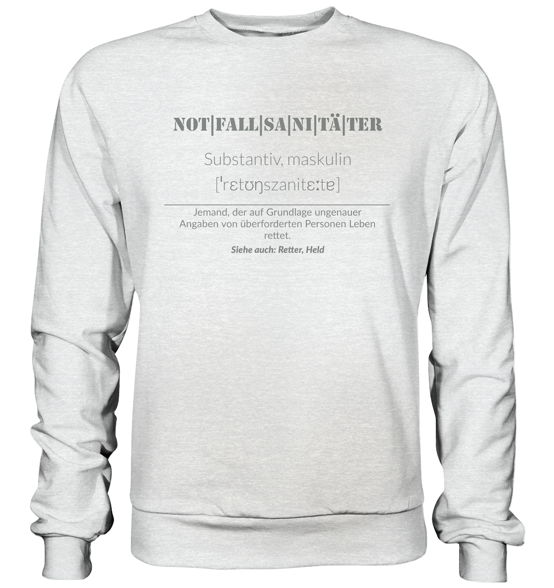 Notfallsanitäter - Premium Sweatshirt
