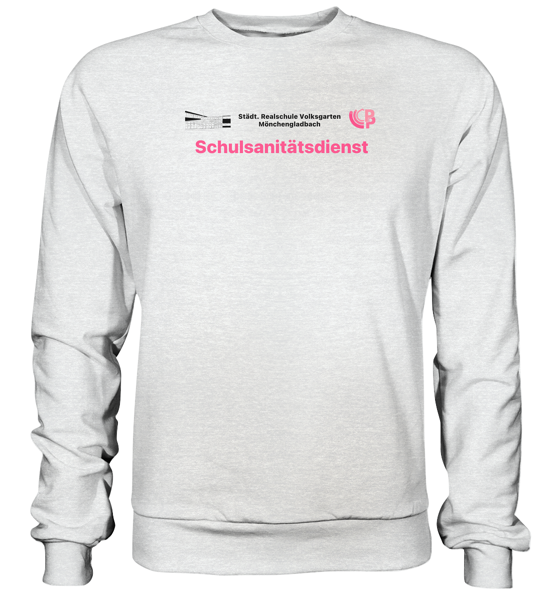 Dienstkleidung Schulsanitätsdienst Stadt. Realschule Volksgarten - Premium Sweatshirt