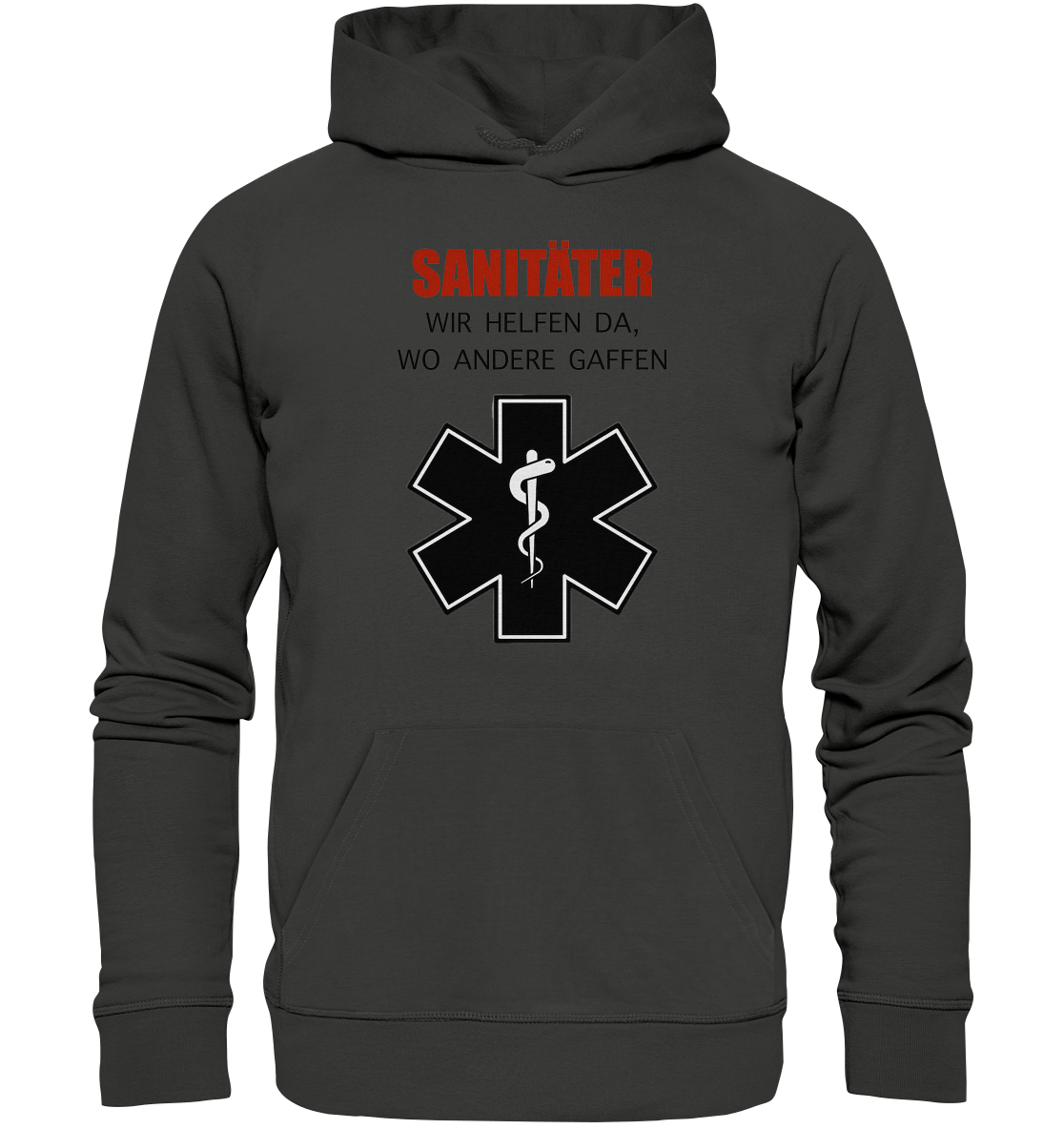 Sanitäter Wir helfen da, wo andere Gaffen - Premium Unisex Hoodie