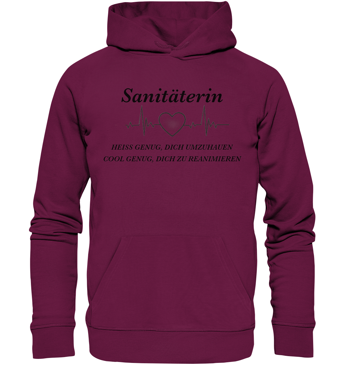 Sanitäterin - heiß und cool - Premium Unisex Hoodie