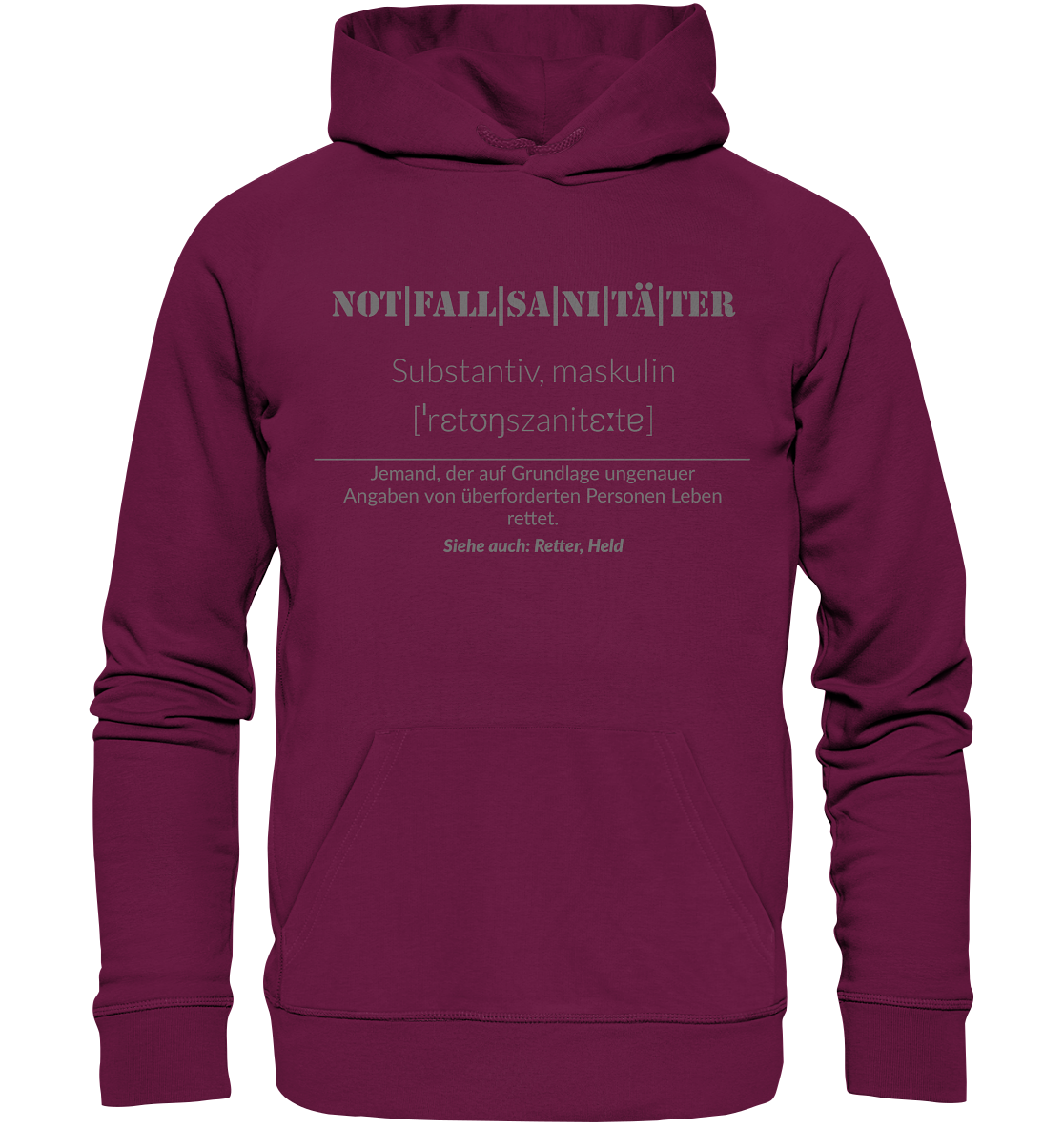 Notfallsanitäter - Premium Unisex Hoodie