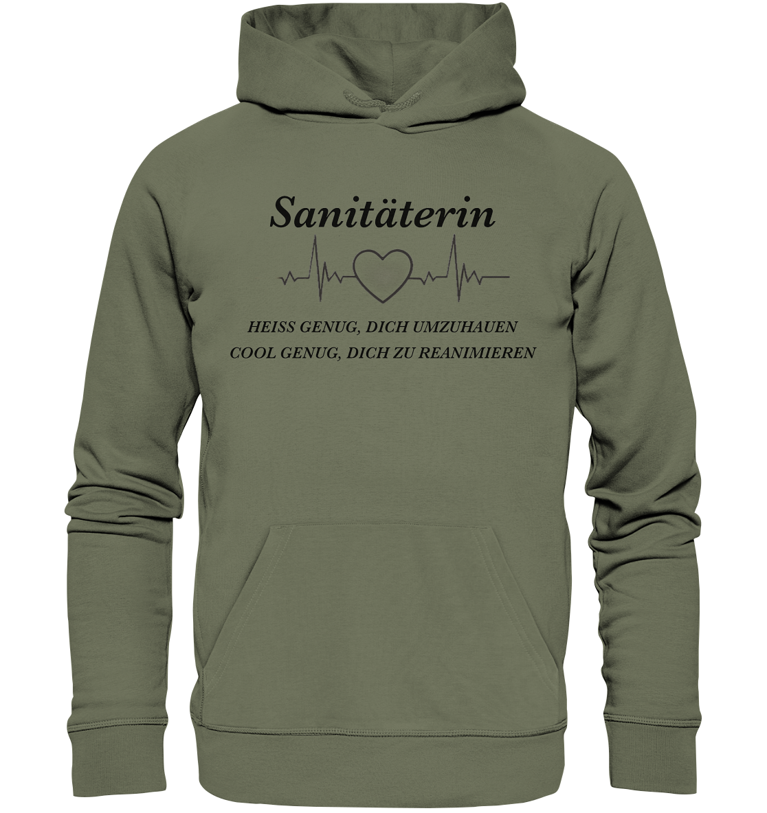 Sanitäterin - heiß und cool - Premium Unisex Hoodie