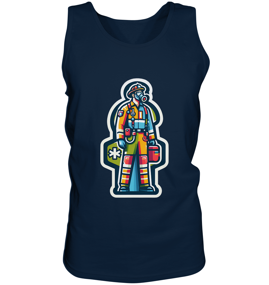 Colorful paramedic/ firefighter - Tank-Top