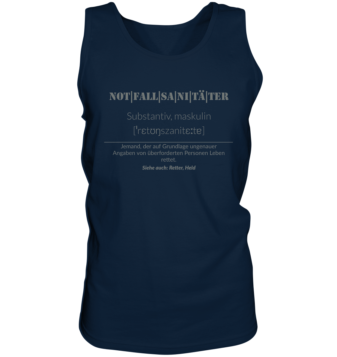 Notfallsanitäter - Tank-Top