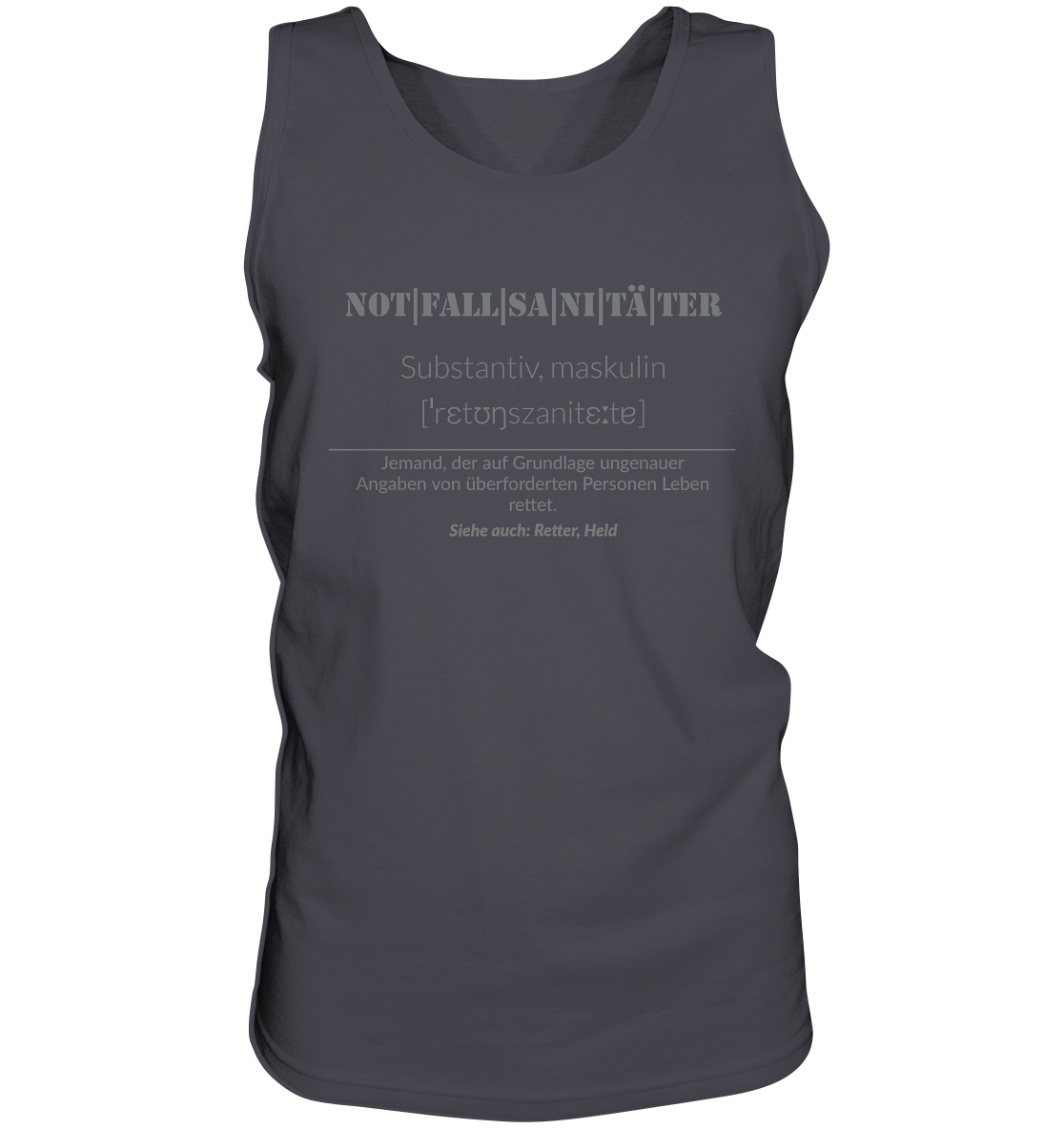 Notfallsanitäter - Tank-Top