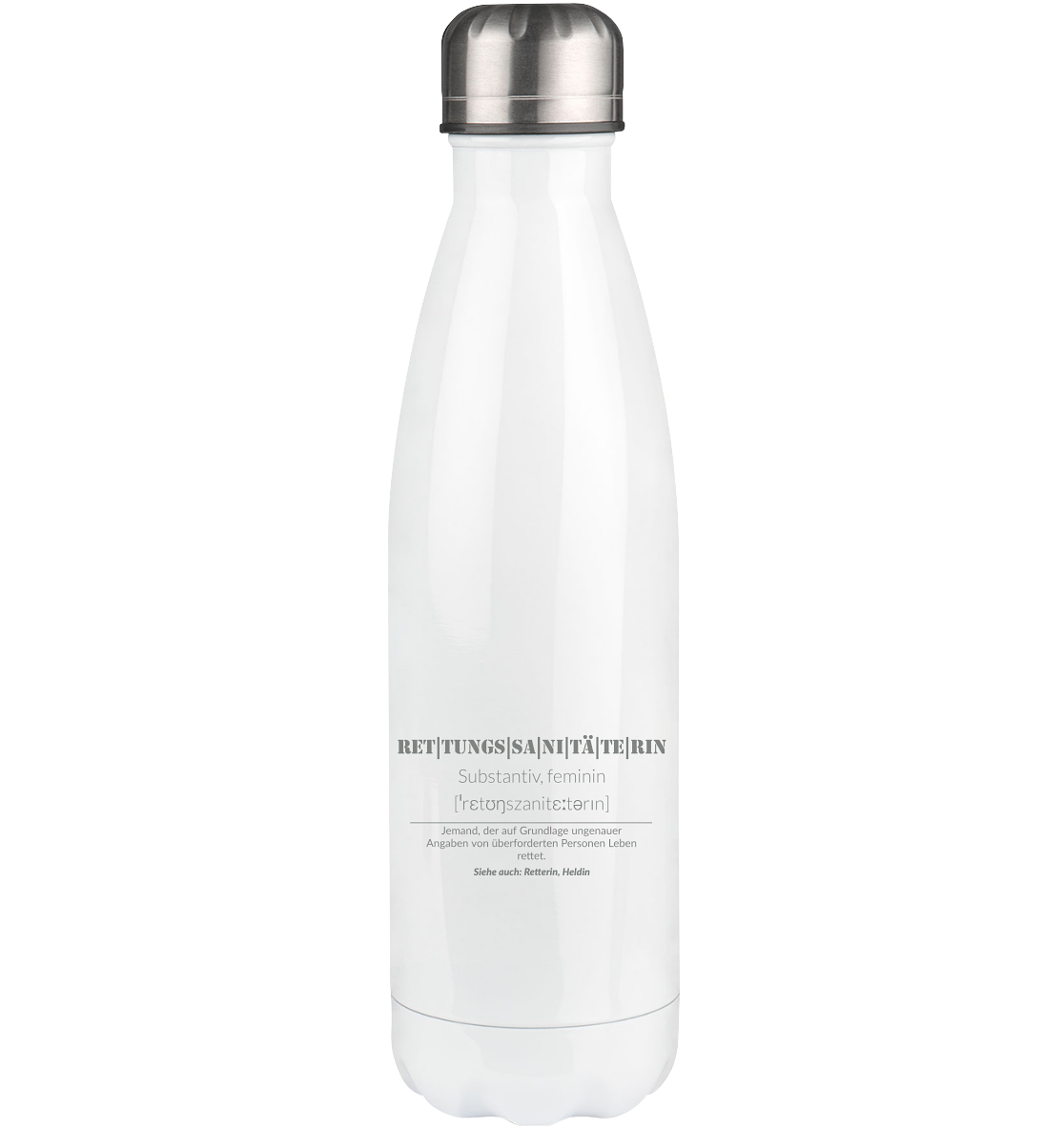 Rettungssanitäterin - Thermoflasche 500ml