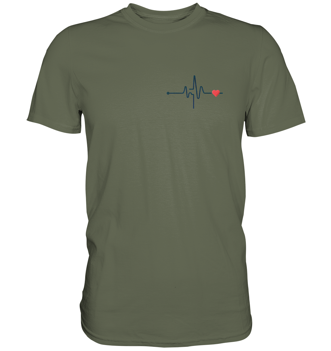 Pulsschlag für die Liebsten - Unisex Essential Premium T-Shirt