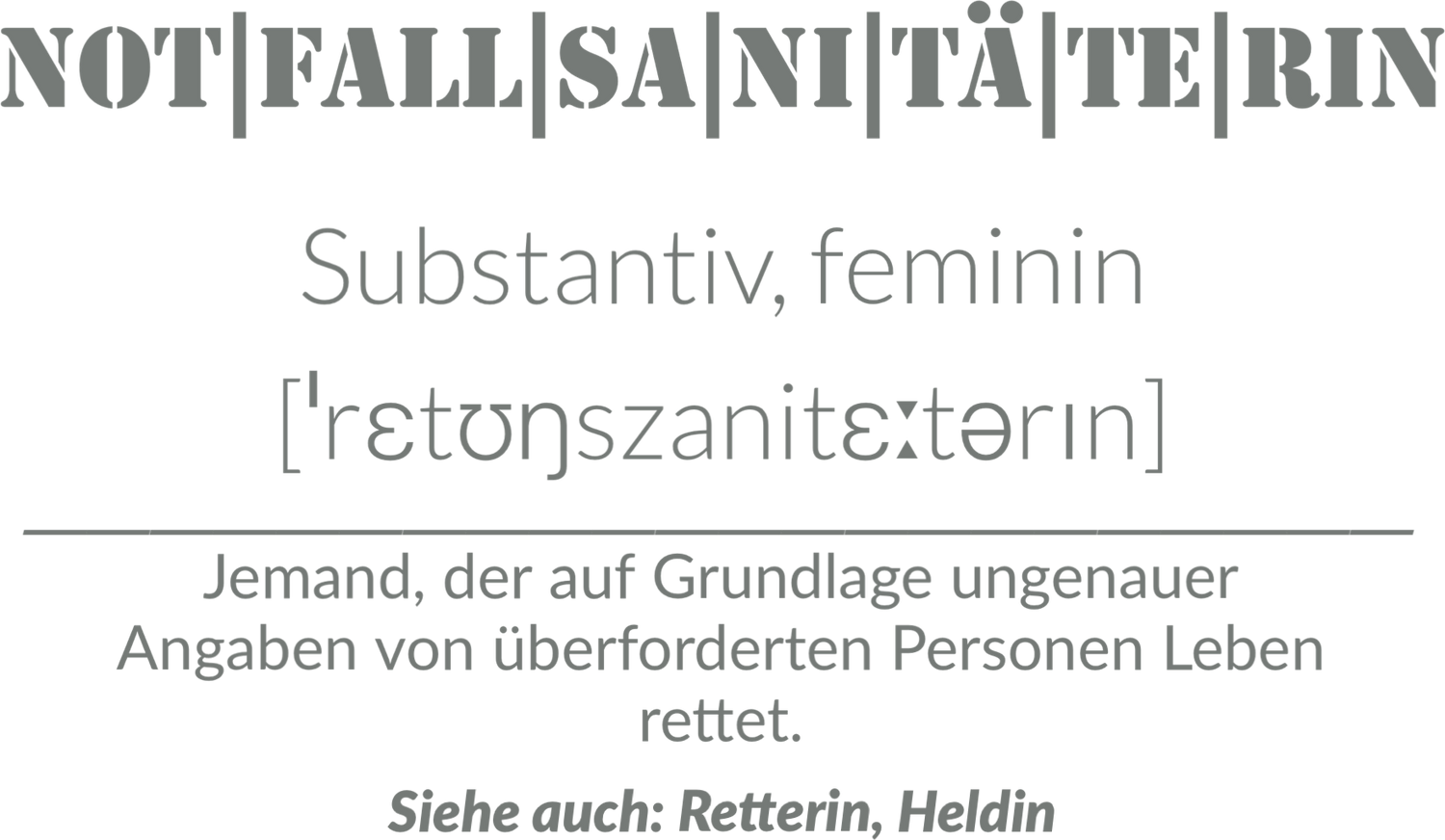 Notfallsanitäterin Freizeitkleidung