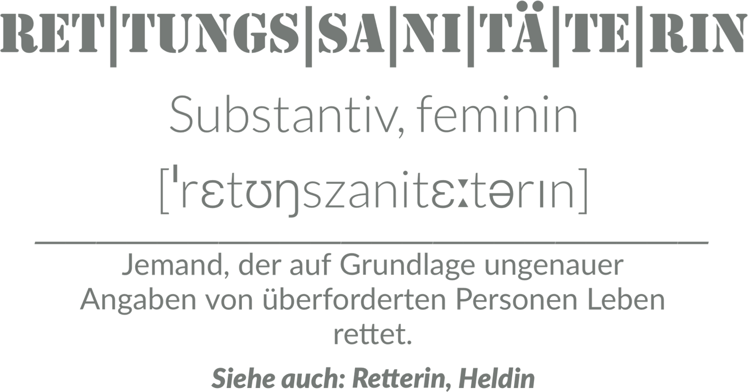 Rettungssanitäterin Freizeitkleidung