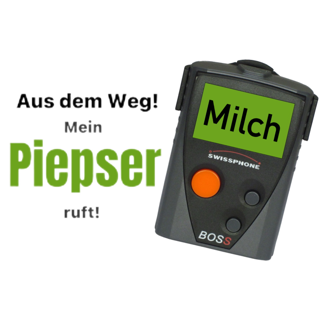 Aus dem Weg! Mein Piepsen ruft! "Milch" Kinderkleidung