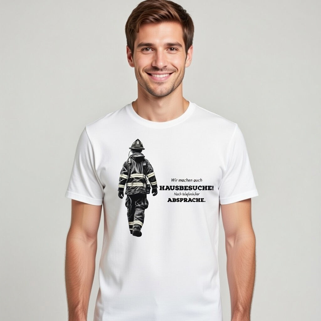 Wir machen auch Hausbesuche! Nach telefonischer Absprache. - Feuerwehr - Ladies Organic Shirt