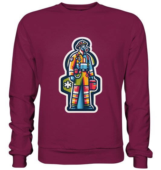 Colorful paramedic/ firefighter - Basic Sweatshirt