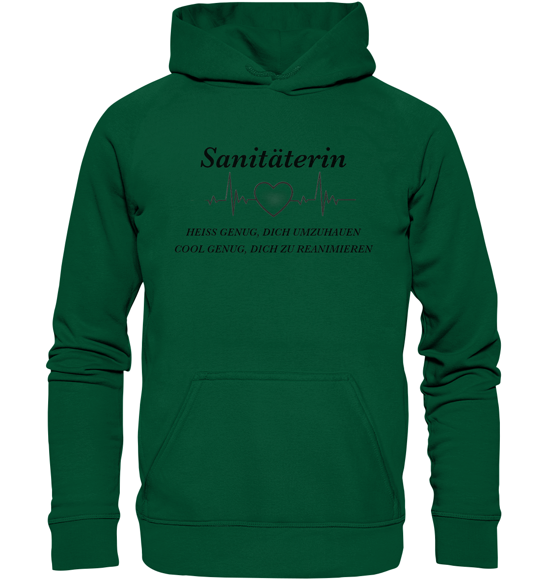 Sanitäterin - heiß und cool - Basic Unisex Hoodie