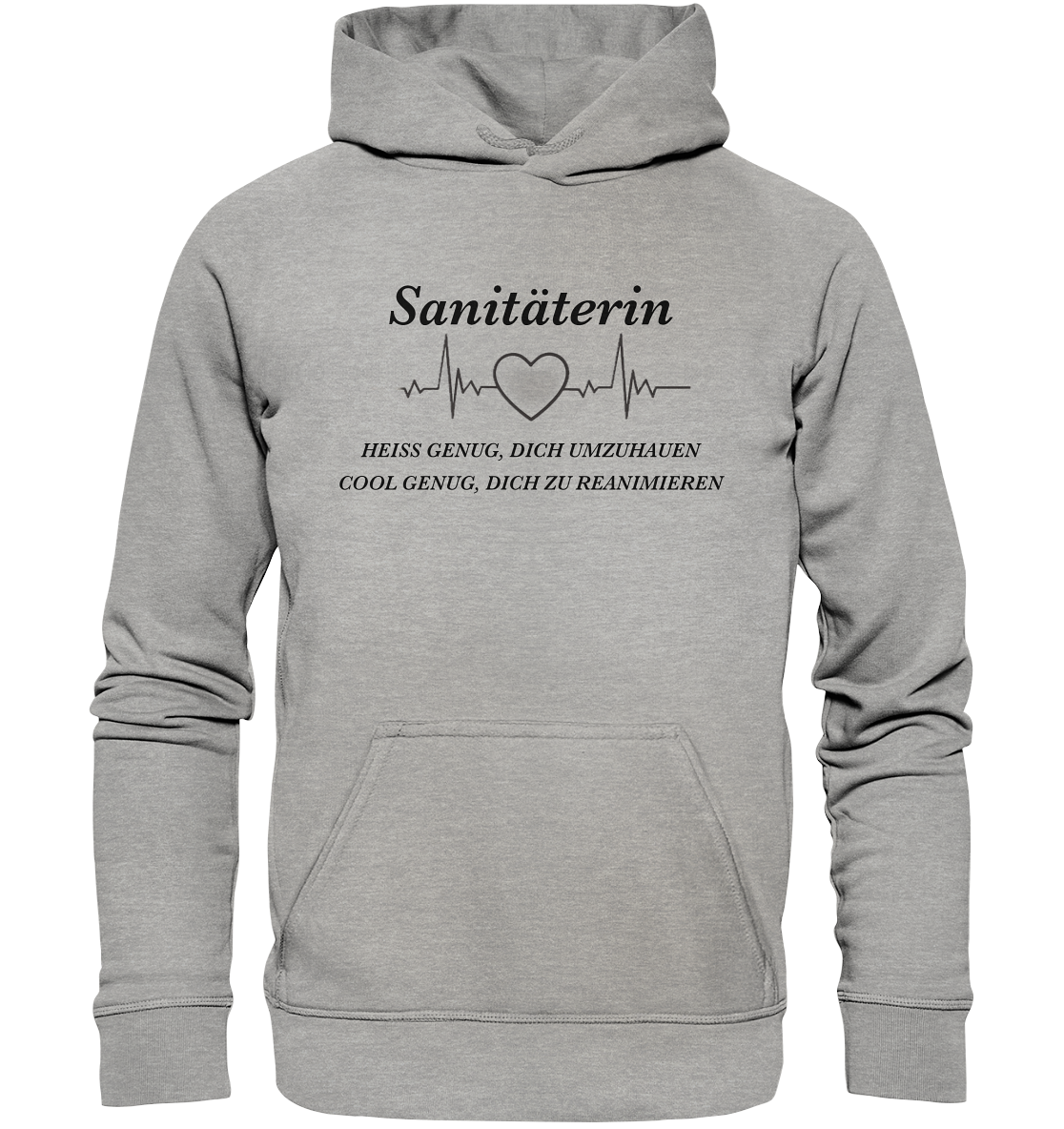 Sanitäterin - heiß und cool - Basic Unisex Hoodie