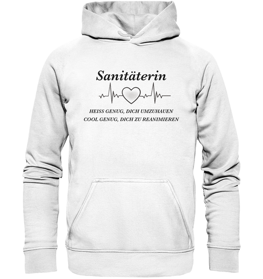 Sanitäterin - heiß und cool - Basic Unisex Hoodie