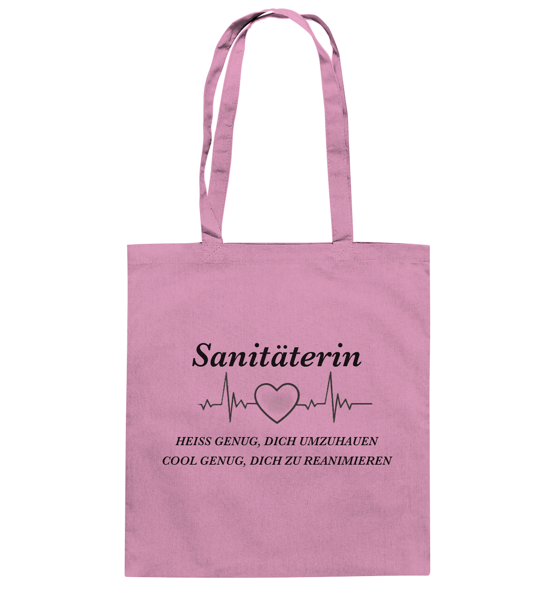 Sanitäterin - heiß und cool - Baumwolltasche