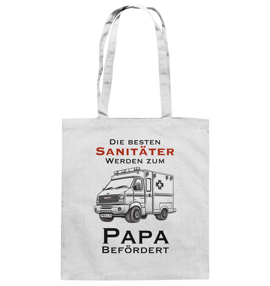 Die Besten Sanitäter werden zum Papa befördert. - Baumwolltasche