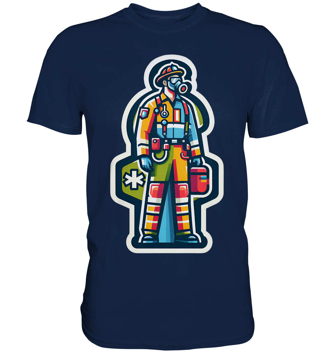 Colorful paramedic/ firefighter - Classic Shirt