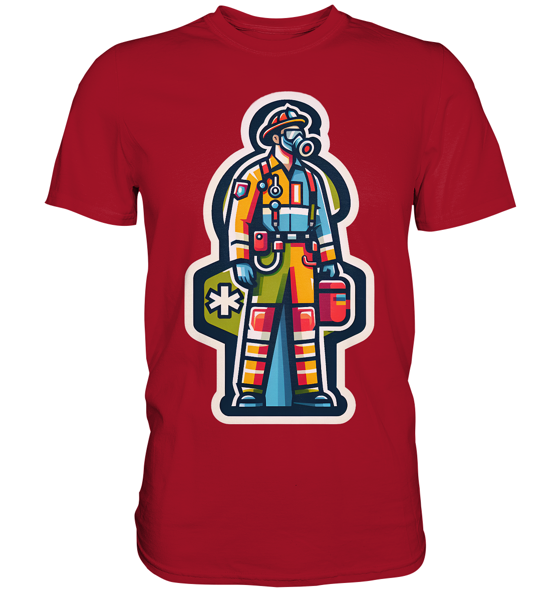 Colorful paramedic/ firefighter - Classic Shirt