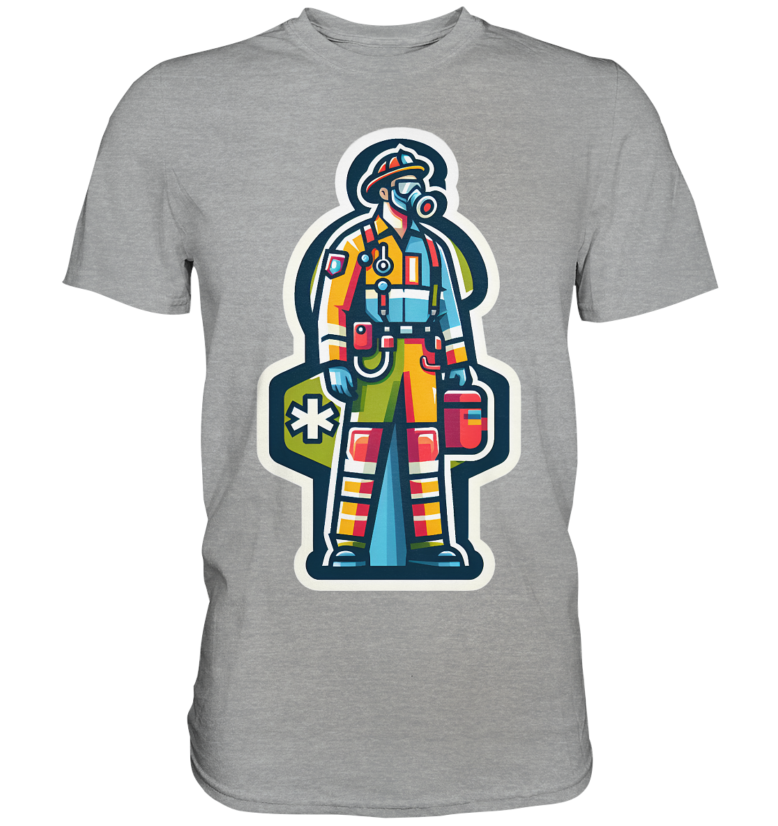 Colorful paramedic/ firefighter - Classic Shirt