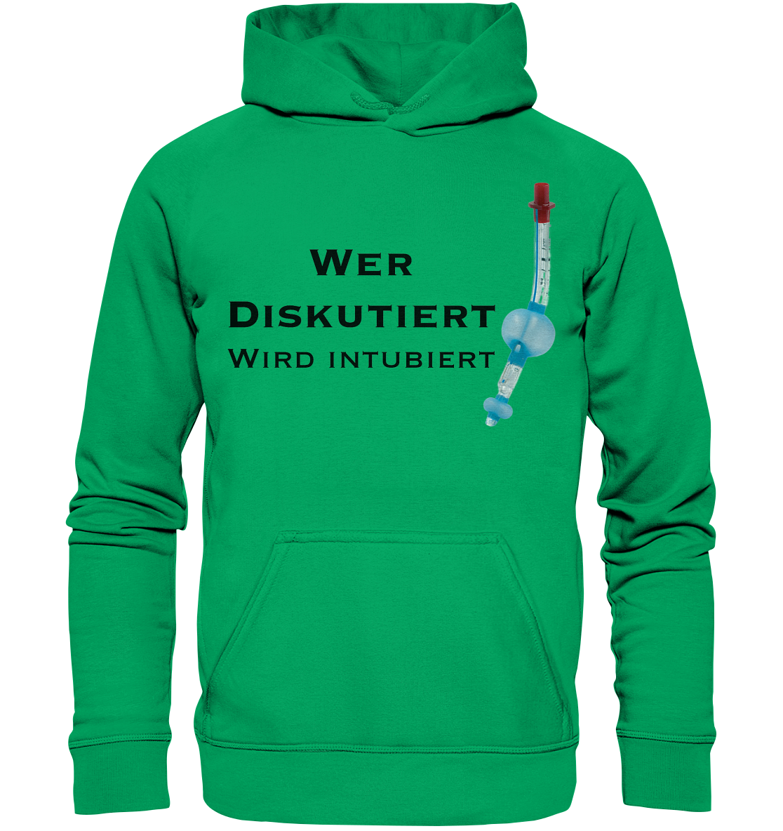 Wer diskutiert, wird intubiert. - Kids Premium Hoodie