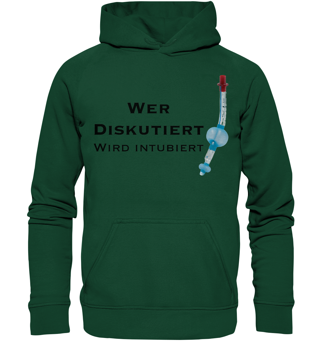 Wer diskutiert, wird intubiert. - Kids Premium Hoodie