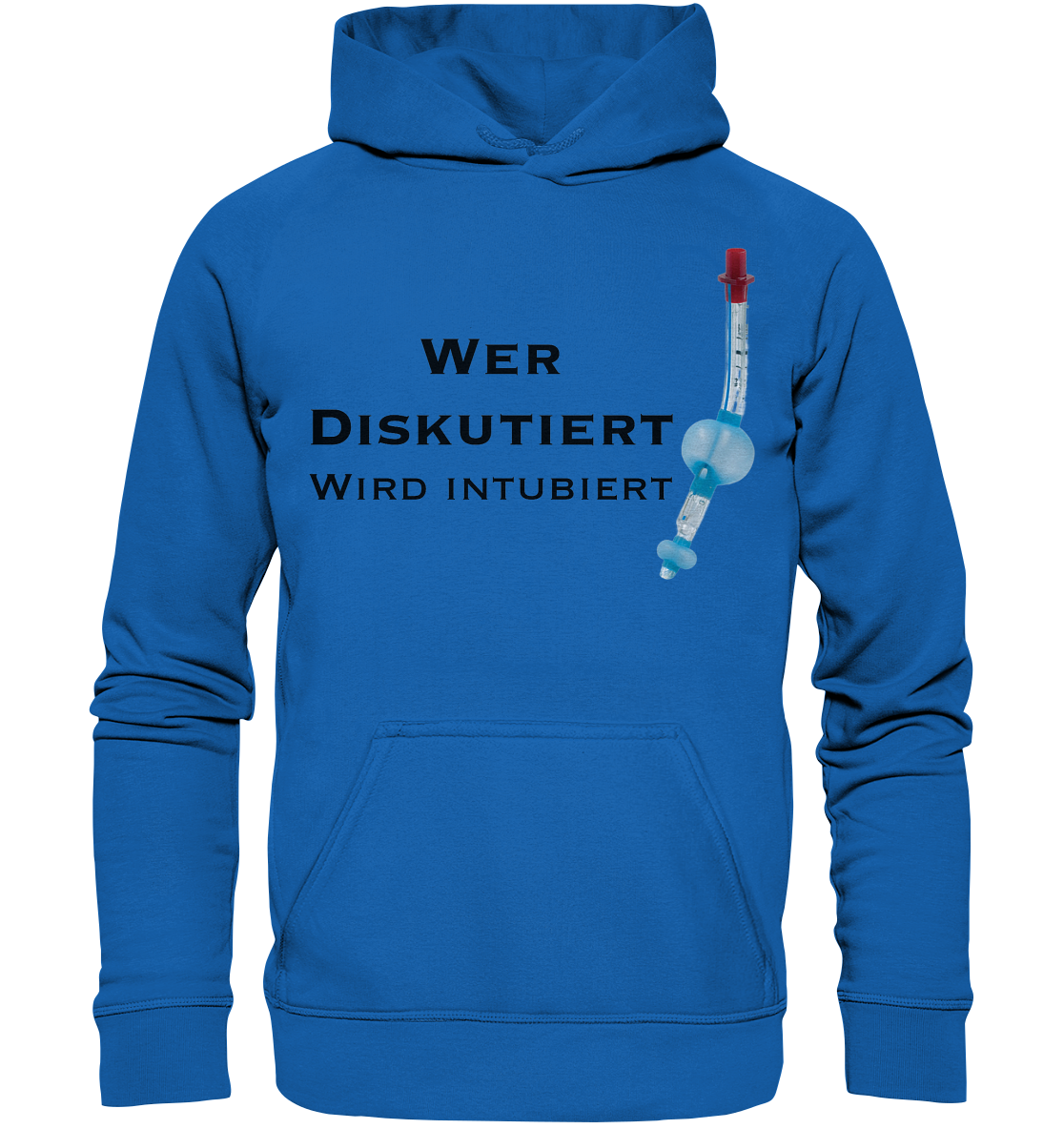 Wer diskutiert, wird intubiert. - Kids Premium Hoodie