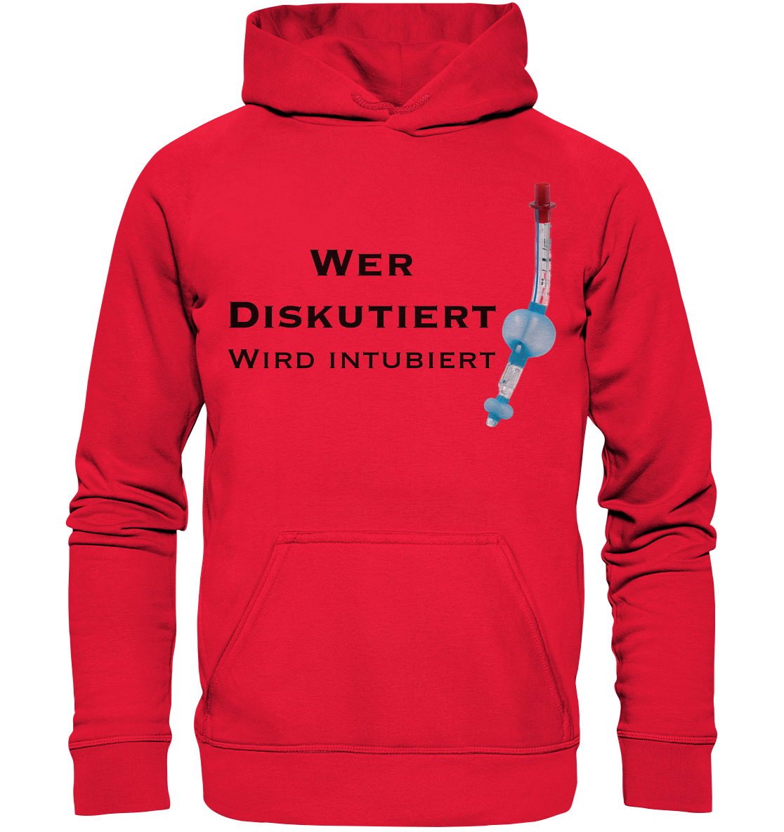 Wer diskutiert, wird intubiert. - Kids Premium Hoodie