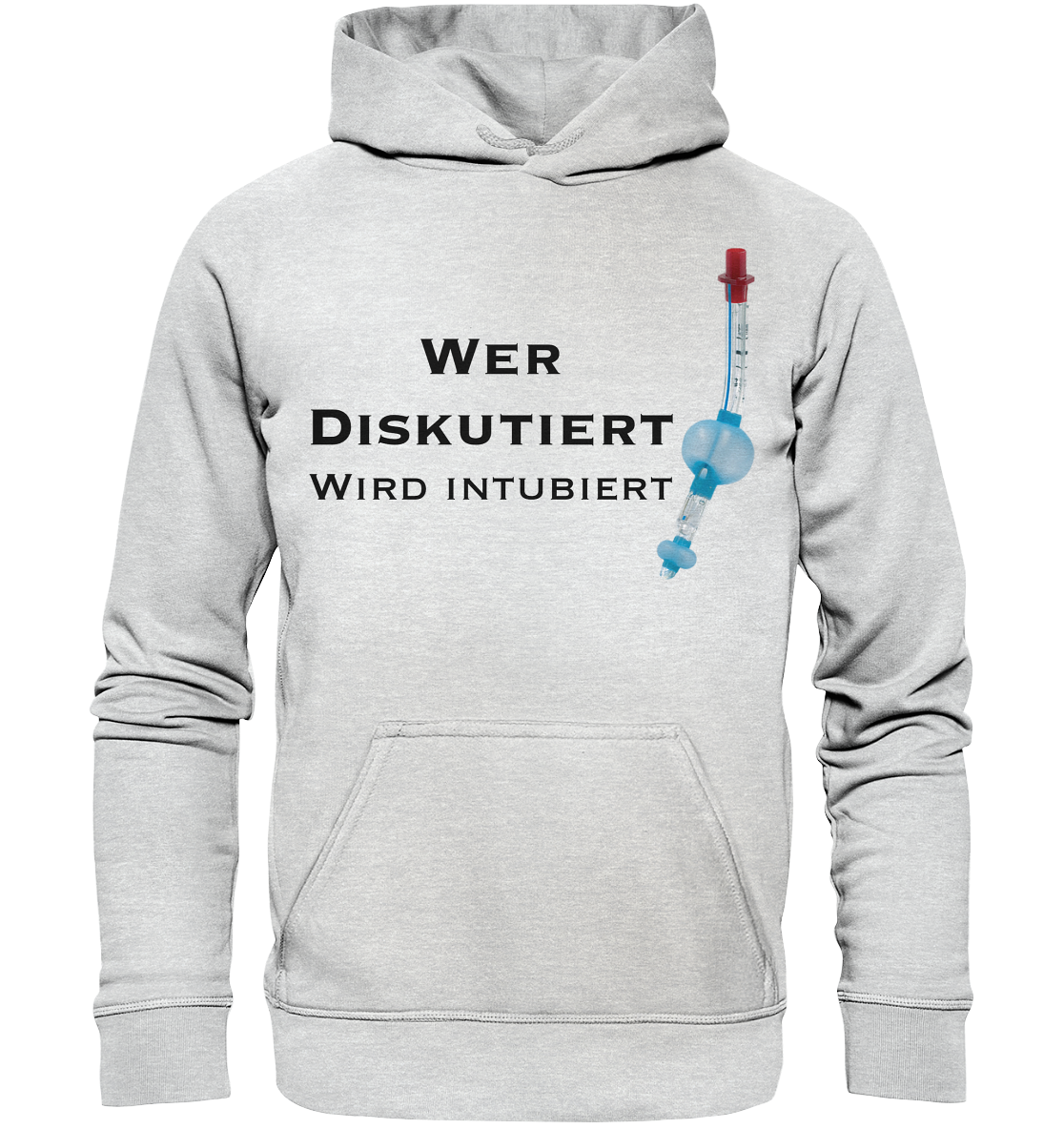 Wer diskutiert, wird intubiert. - Kids Premium Hoodie