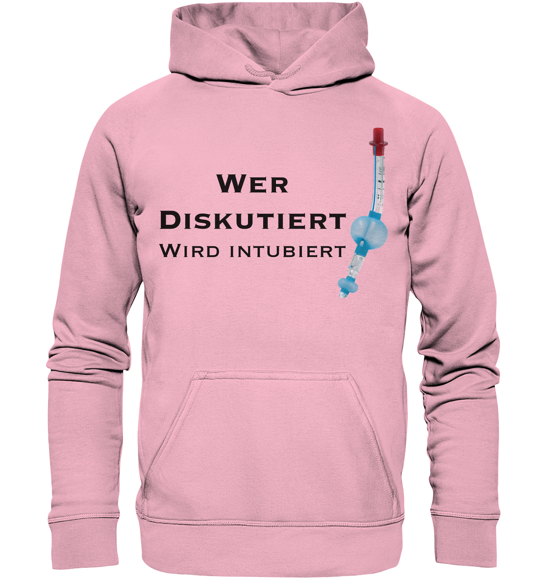 Wer diskutiert, wird intubiert. - Kids Premium Hoodie