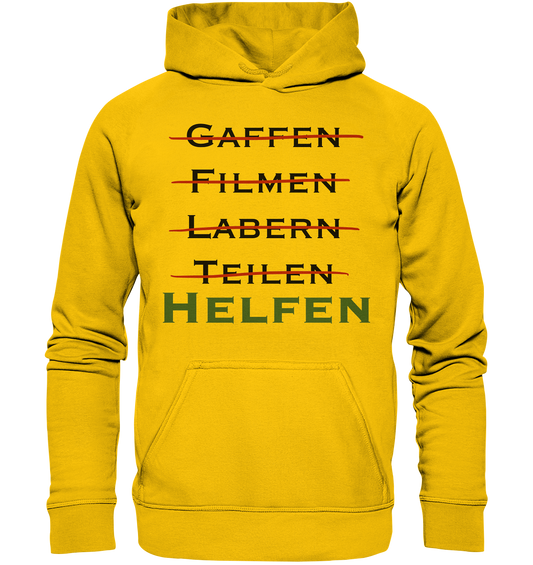 Gaffen, Filmen, Labern, Teilen => HELFEN - Kids Premium Hoodie