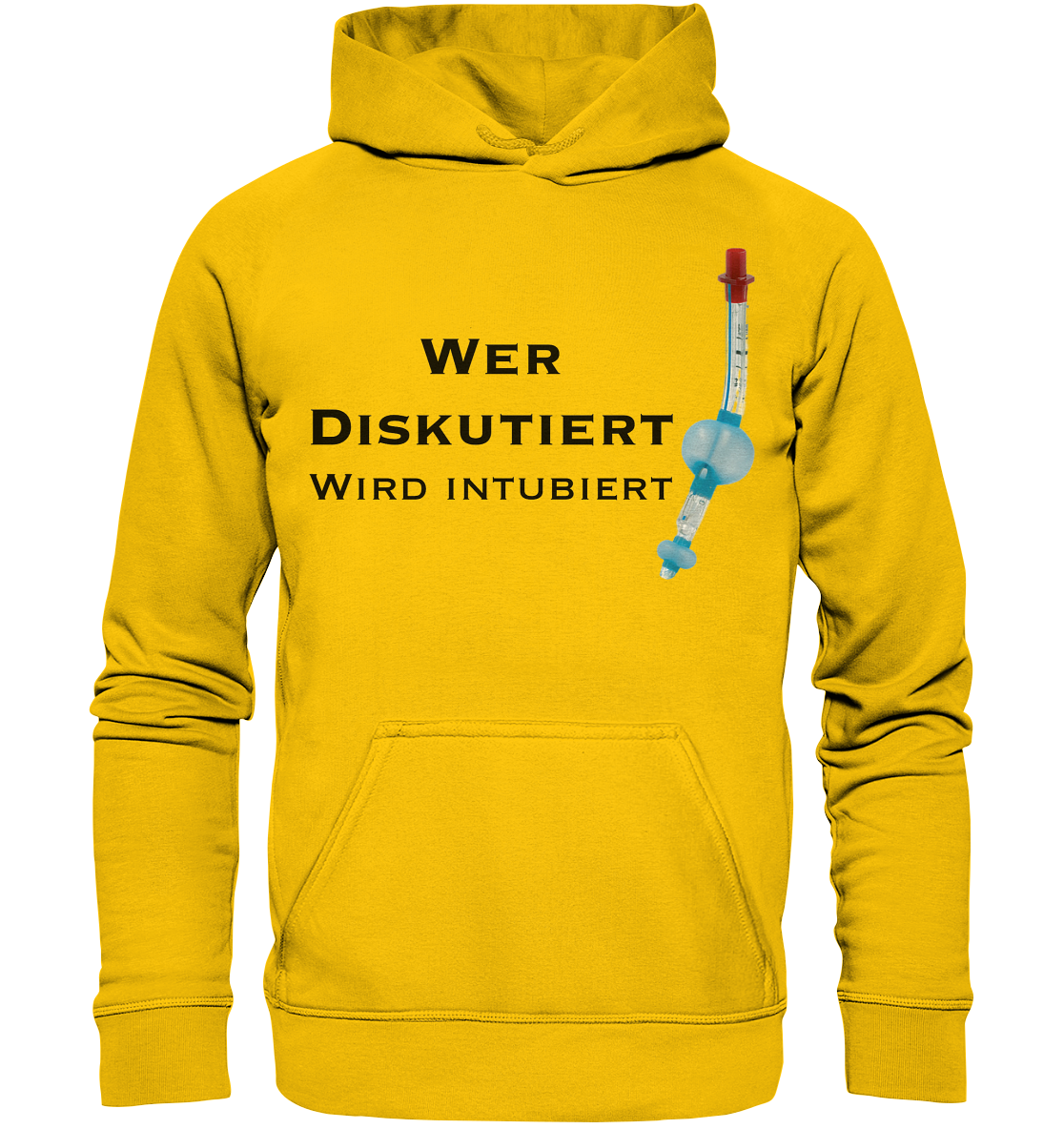 Wer diskutiert, wird intubiert. - Kids Premium Hoodie