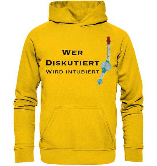 Wer diskutiert, wird intubiert. - Kids Premium Hoodie