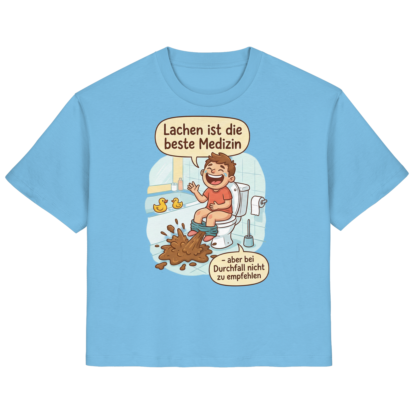 Lachen ist die beste Medizin - Medizinhumor - Ladies Organic Shirt