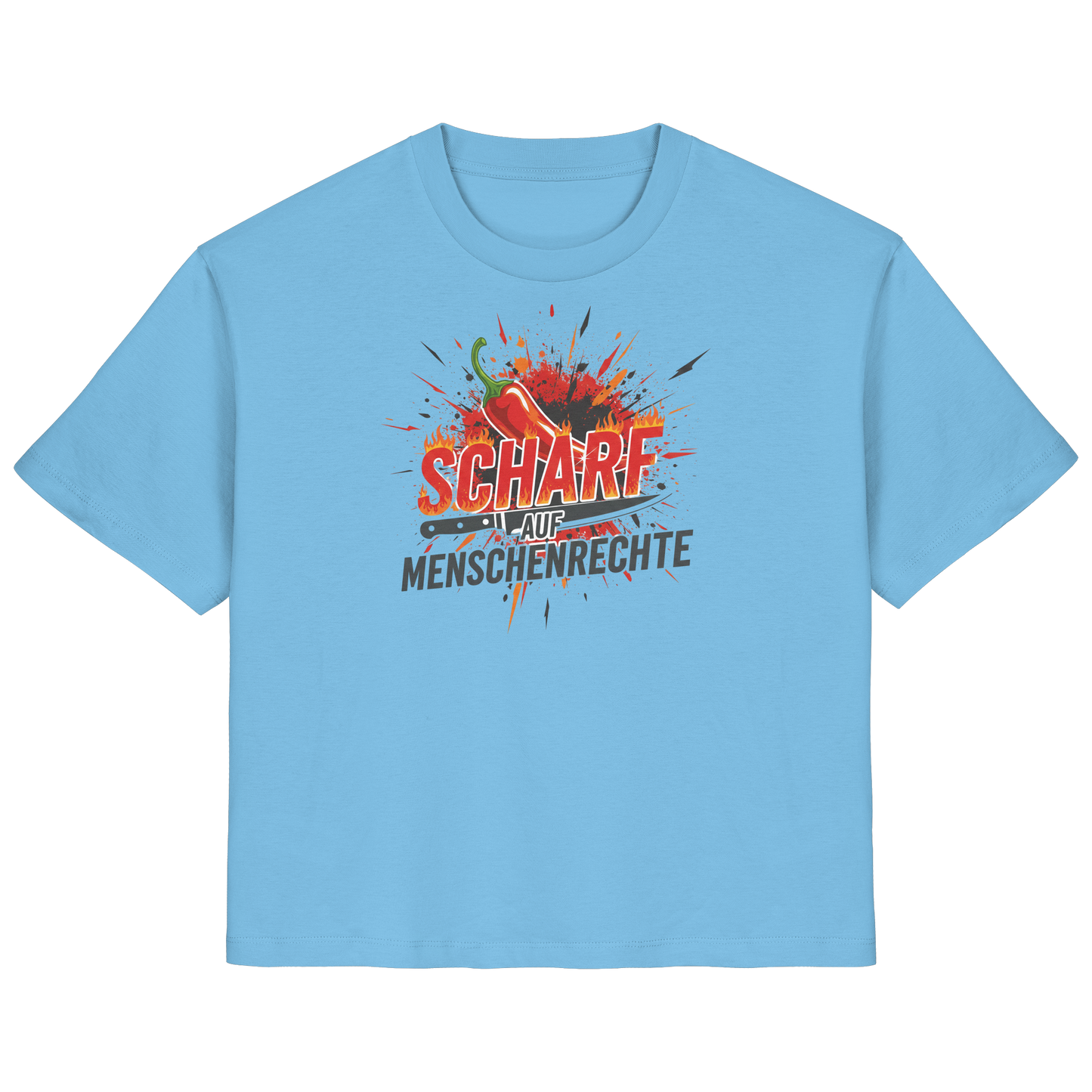 Scharf auf Menschenrechte - Demokratie - Ladies Organic Shirt