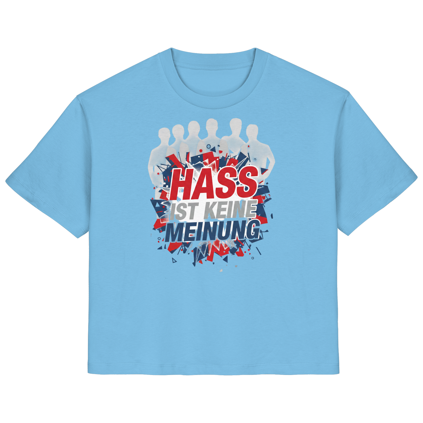 Hass ist keine Meinung  - Demokratie - Ladies Organic Shirt