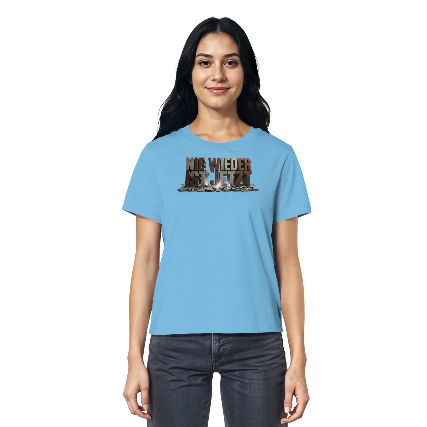 Nie wieder ist jetzt  - Demokratie  - Ladies Organic Shirt