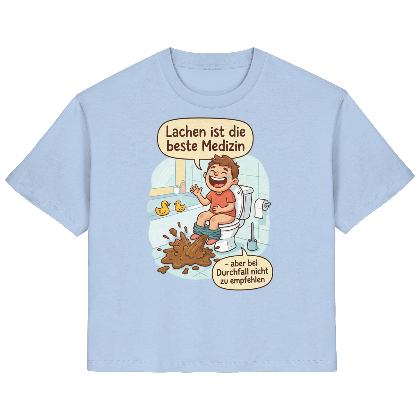 Lachen ist die beste Medizin - Medizinhumor - Ladies Organic Shirt
