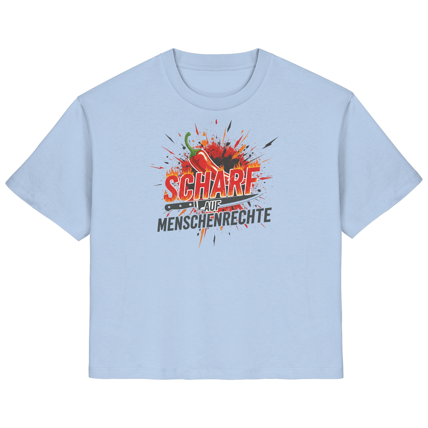 Scharf auf Menschenrechte - Demokratie - Ladies Organic Shirt
