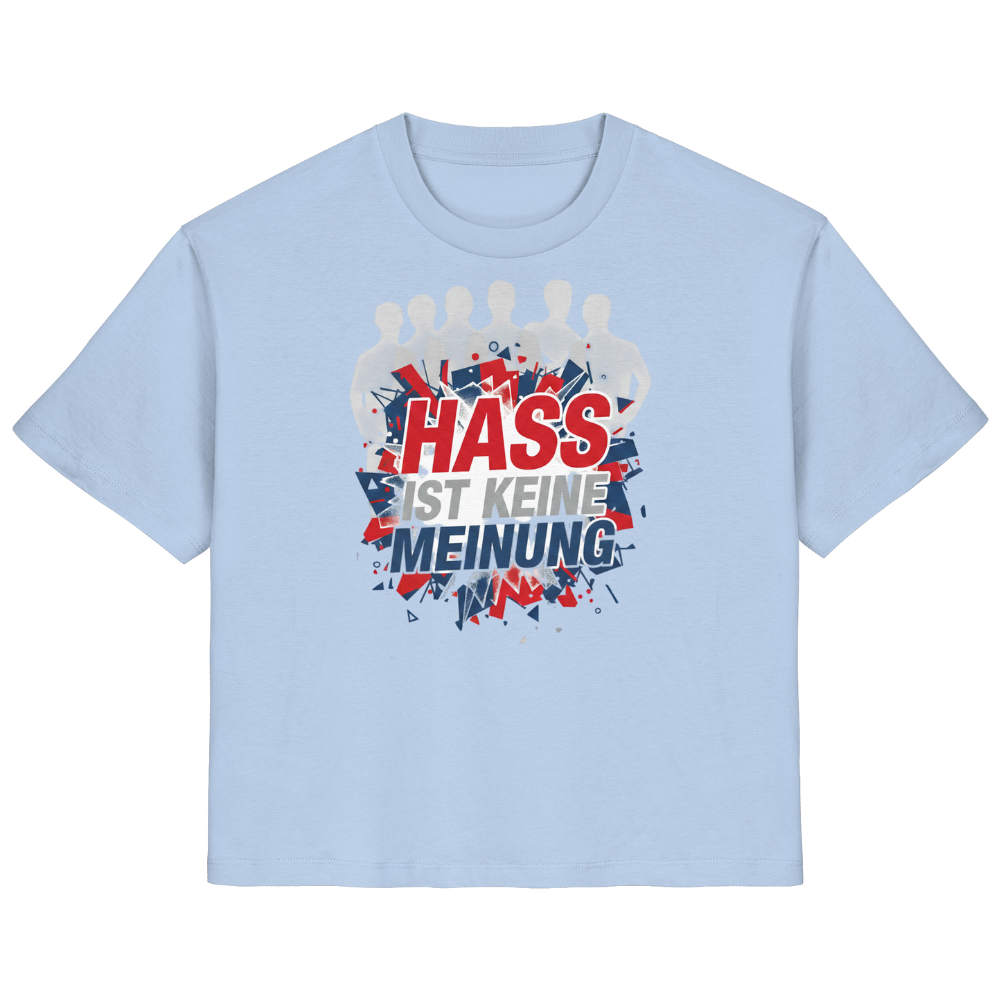 Hass ist keine Meinung  - Demokratie - Ladies Organic Shirt