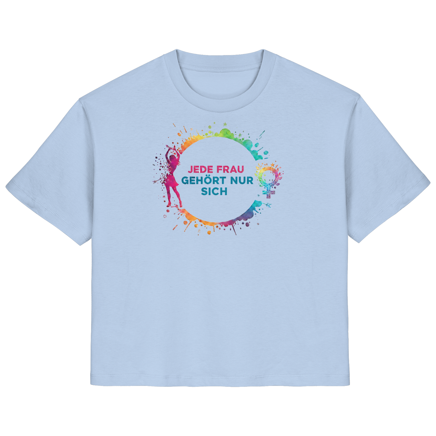 Jede Frau gehört nur sich - Feminismus - Ladies Organic Shirt