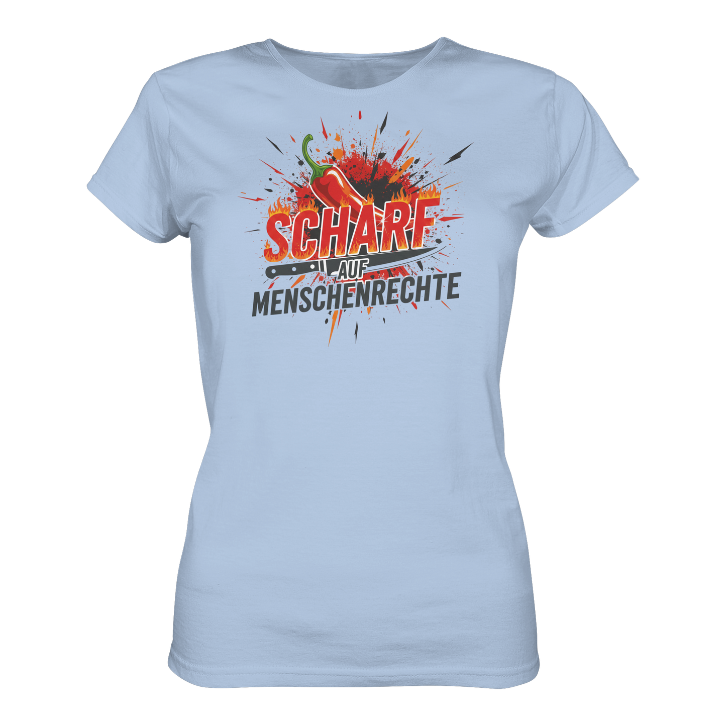 Scharf auf Menschenrechte - Demokratie - Ladies Organic Shirt