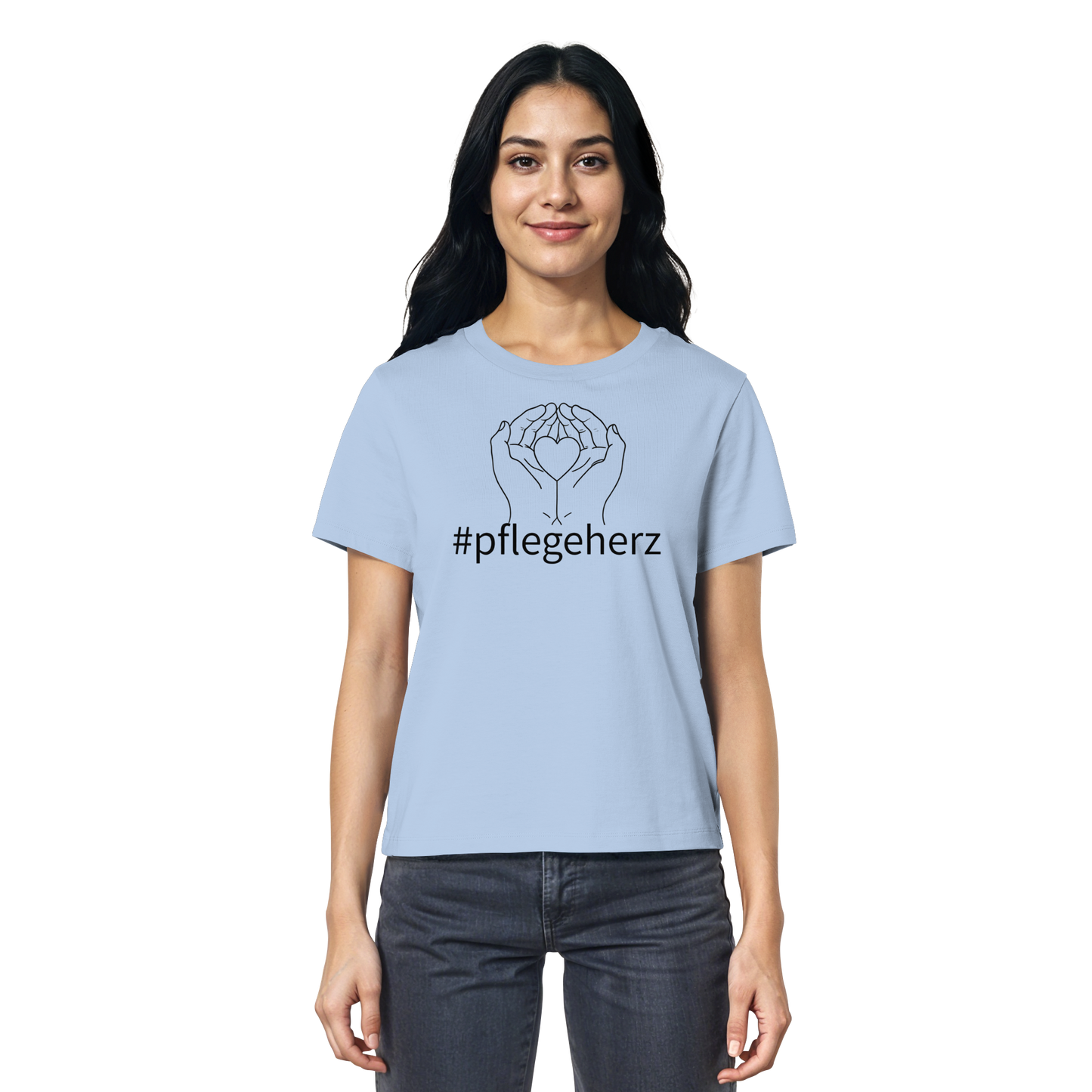 #pflegeherz - Pflegekraft - Ladies Organic Shirt