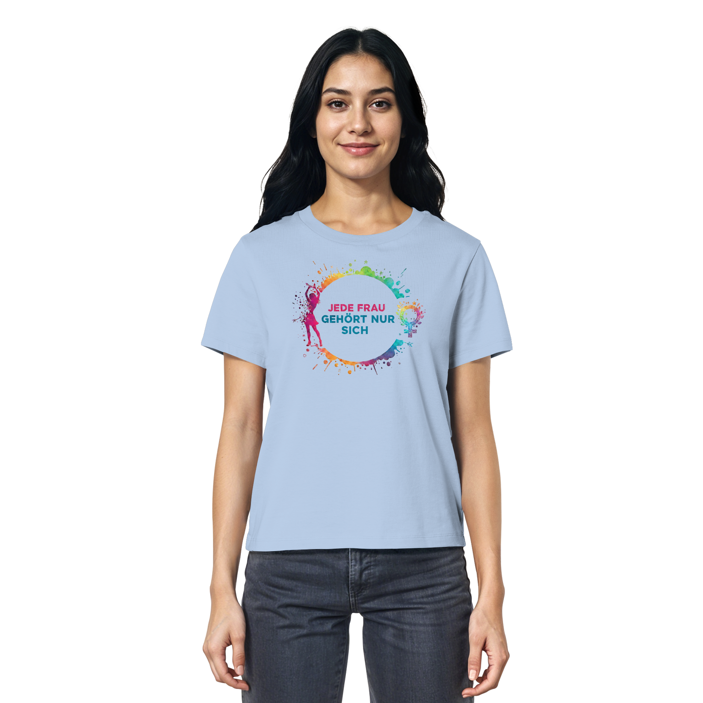 Jede Frau gehört nur sich - Feminismus - Ladies Organic Shirt