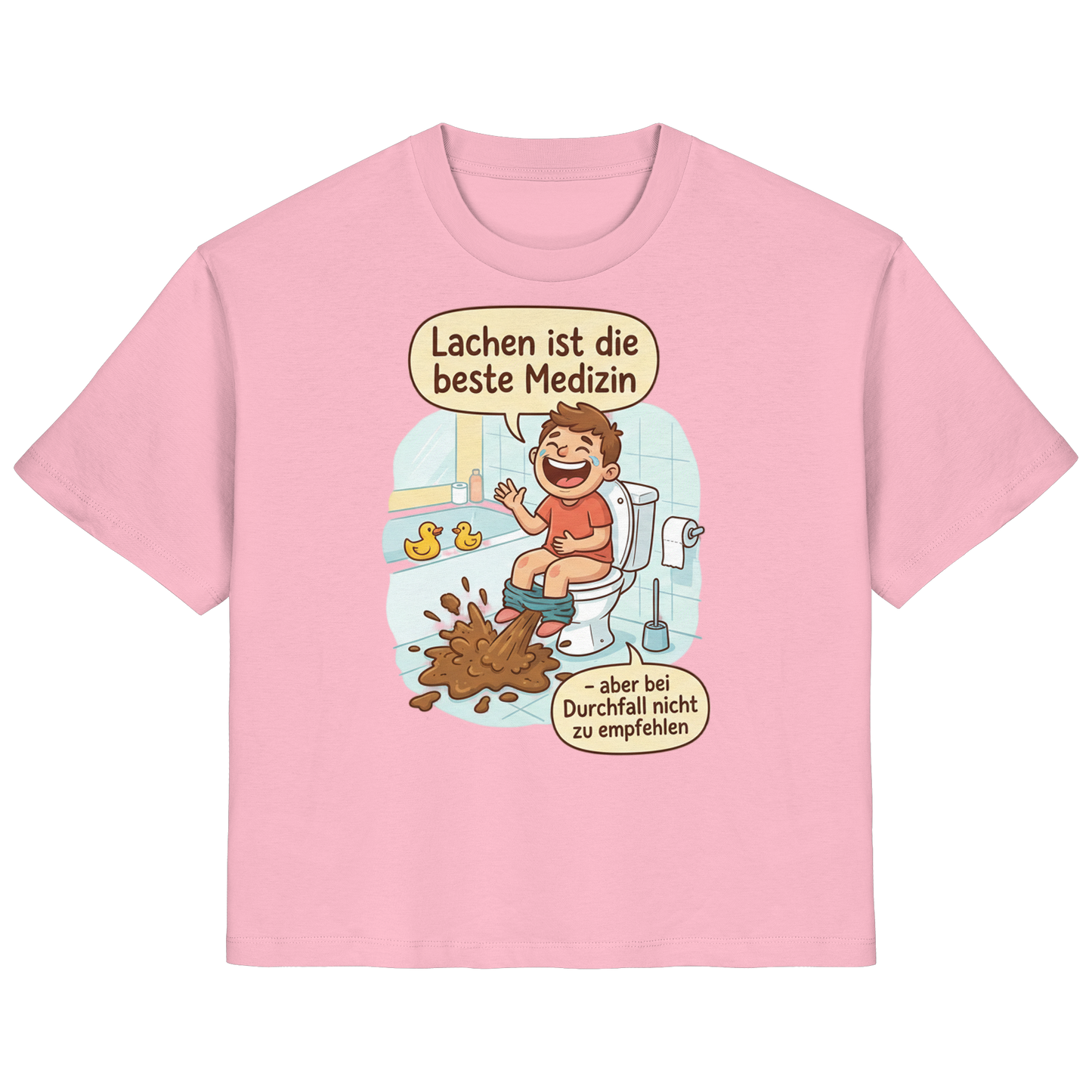 Lachen ist die beste Medizin - Medizinhumor - Ladies Organic Shirt