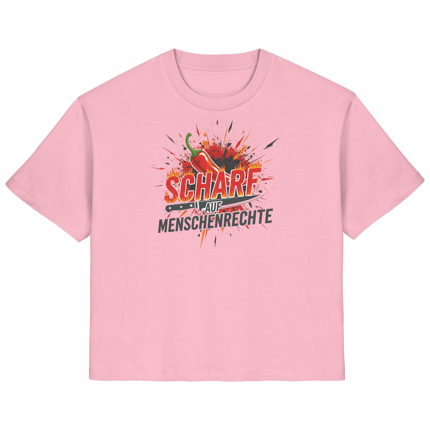 Scharf auf Menschenrechte - Demokratie - Ladies Organic Shirt