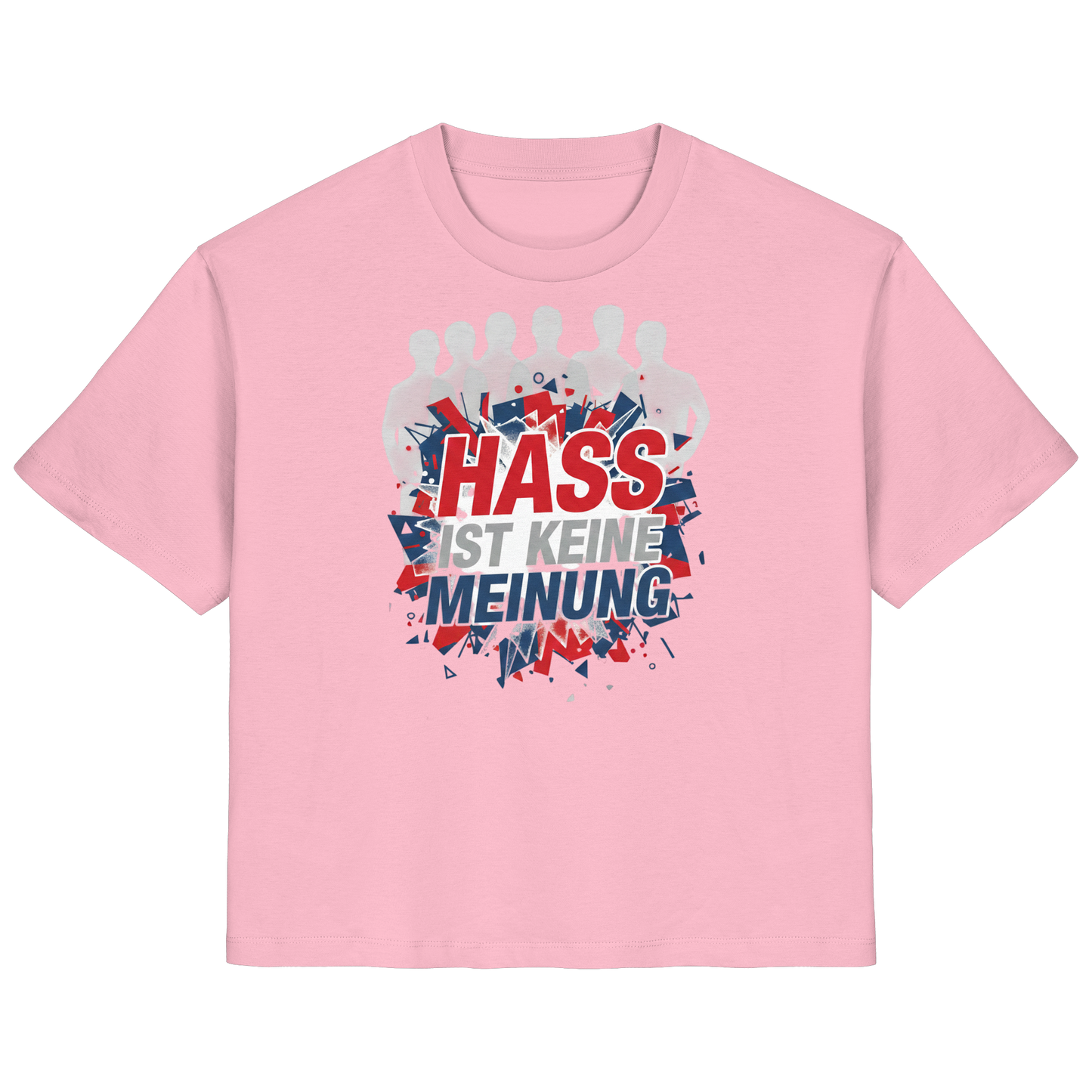 Hass ist keine Meinung  - Demokratie - Ladies Organic Shirt