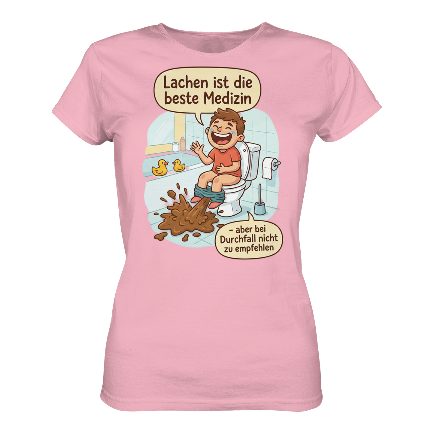Lachen ist die beste Medizin - Medizinhumor - Ladies Organic Shirt