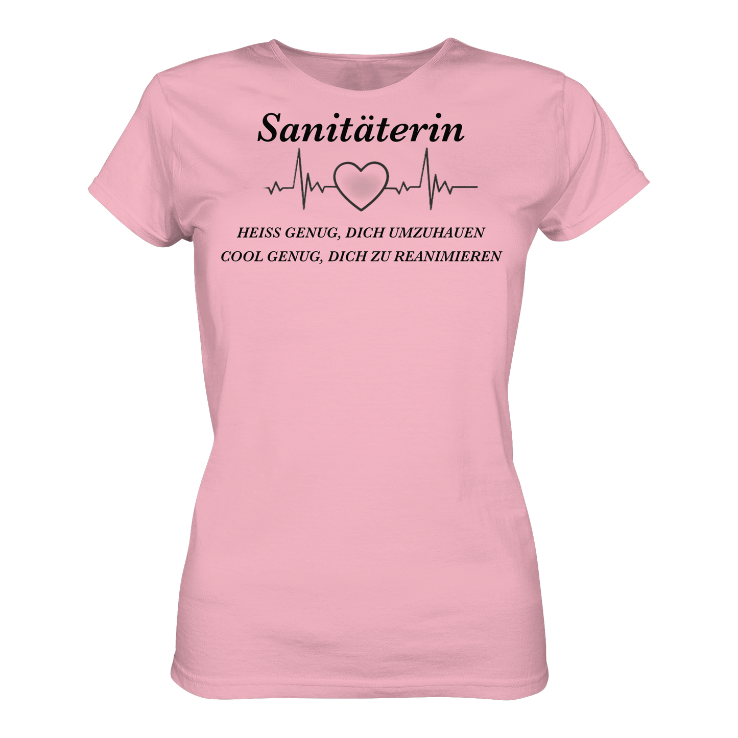Sanitäterin: Heiß genug, dich umzuhauen, cool genug, dich zu reanimieren - Rettungsdienst - Ladies Organic Shirt