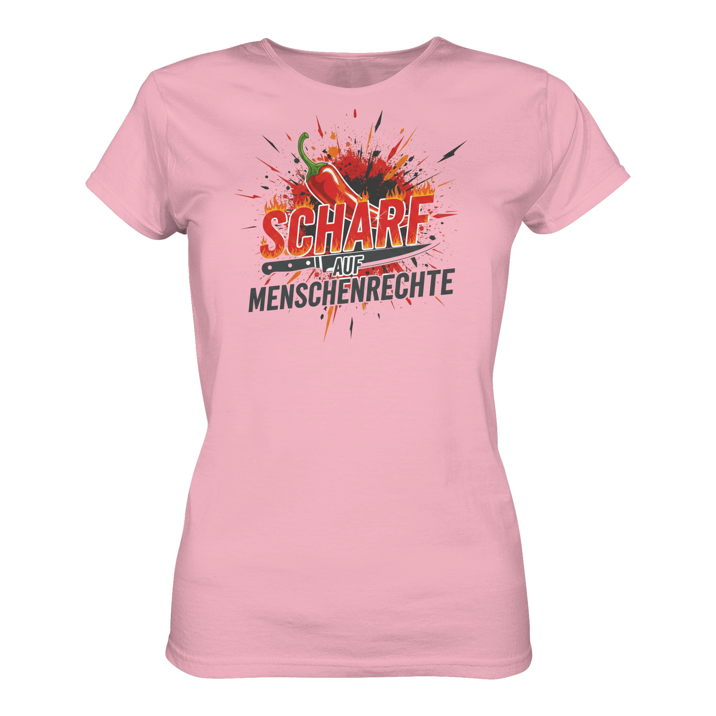 Scharf auf Menschenrechte - Demokratie - Ladies Organic Shirt